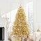 Best Choice Products Artificial Tinsel Christmas Tree - Champagne Gold